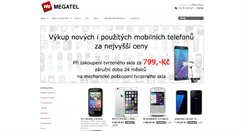 Desktop Screenshot of megatel.cz