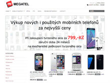 Tablet Screenshot of megatel.cz